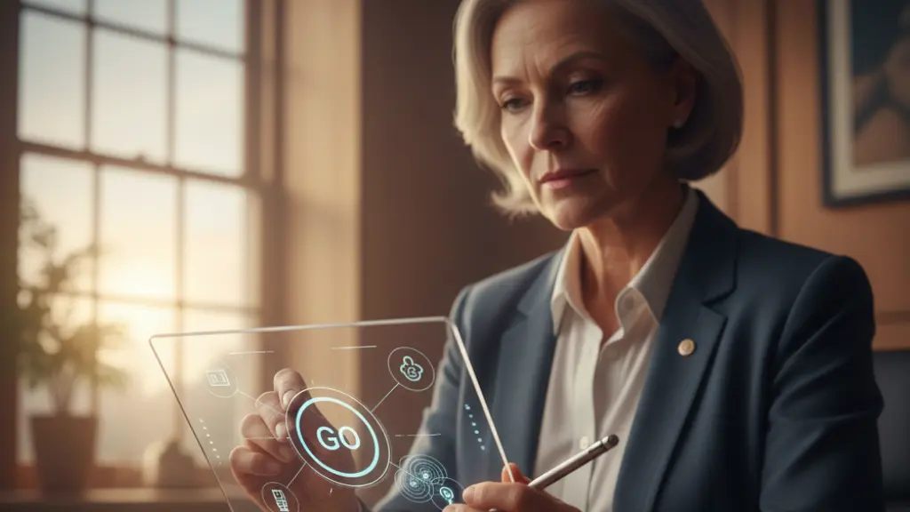 Human-in-the-loop governance reviewing AI-driven government decisions