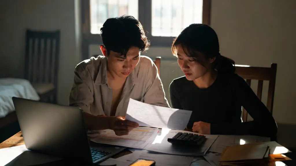 A household reviewing loan payments as rising interest rates affect everyday expenses, illustrating how central bank decisions impact daily life.